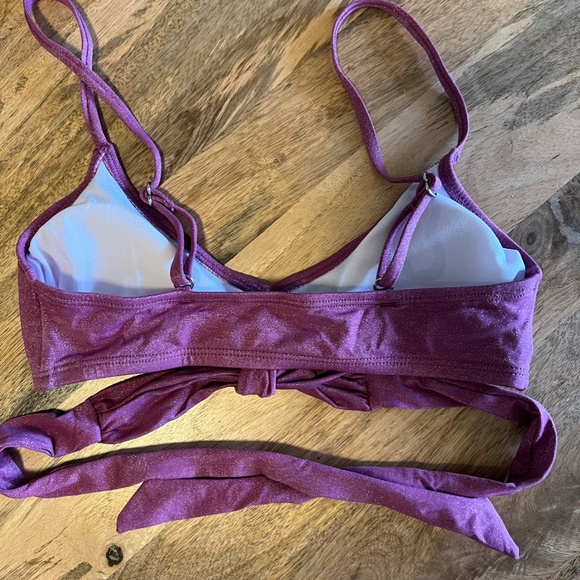 Cupshe Luminescent Wrap Front Bikini - Picture 7 of 9